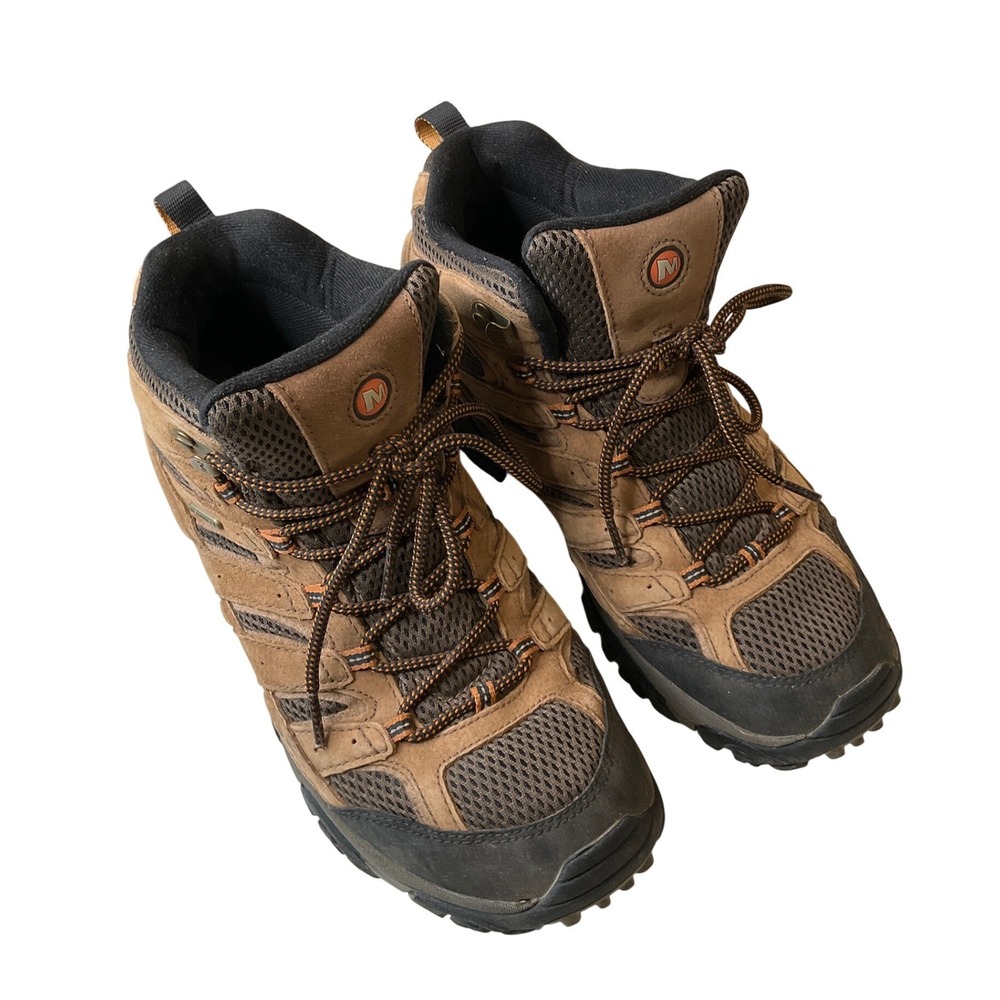 Merrell Moab Vibram Waterproof Hiking Boots Performance Hiking Outdoor Rugged 10